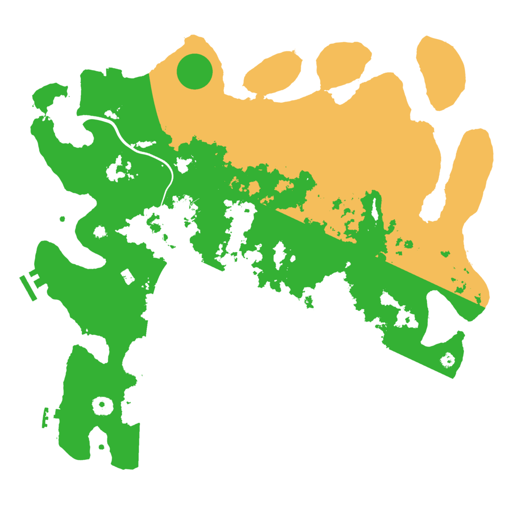 Biome Rust Map: Procedural Map, Size: 3850, Seed: 913756507