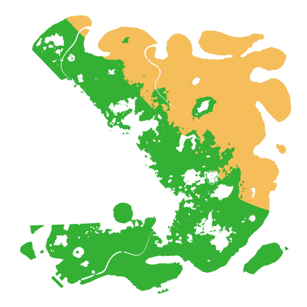 Biome Rust Map: Procedural Map, Size: 4250, Seed: 850798204