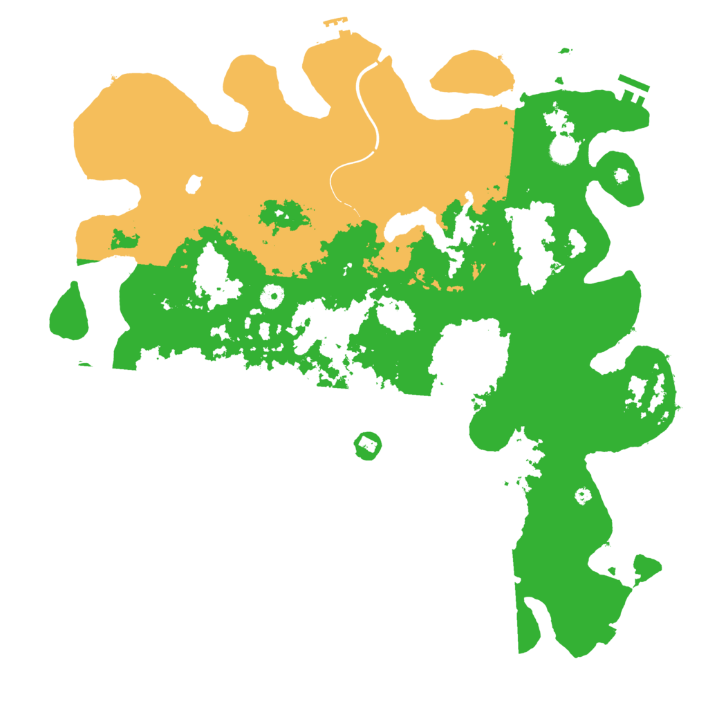 Biome Rust Map: Procedural Map, Size: 4411, Seed: 372289