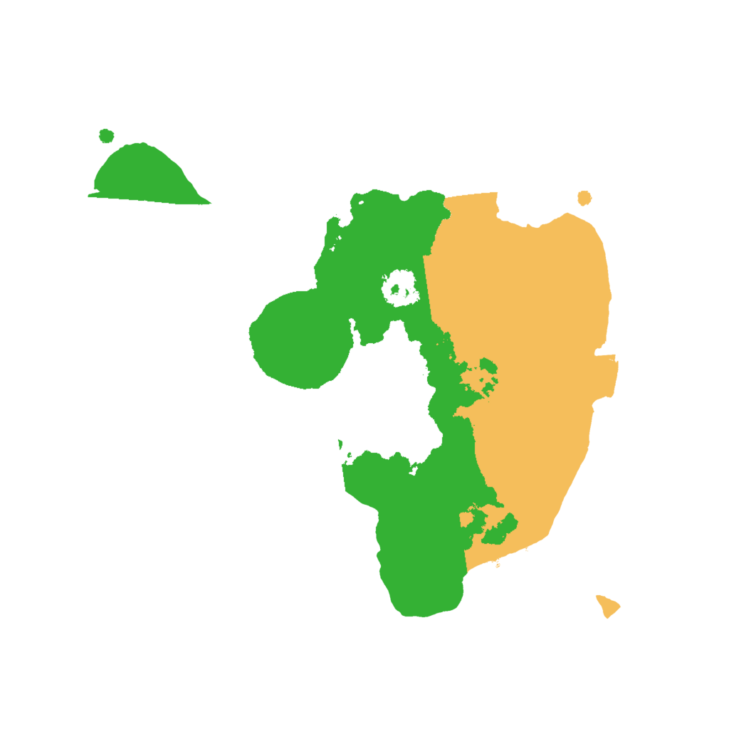 Biome Rust Map: Procedural Map, Size: 2000, Seed: 129131922