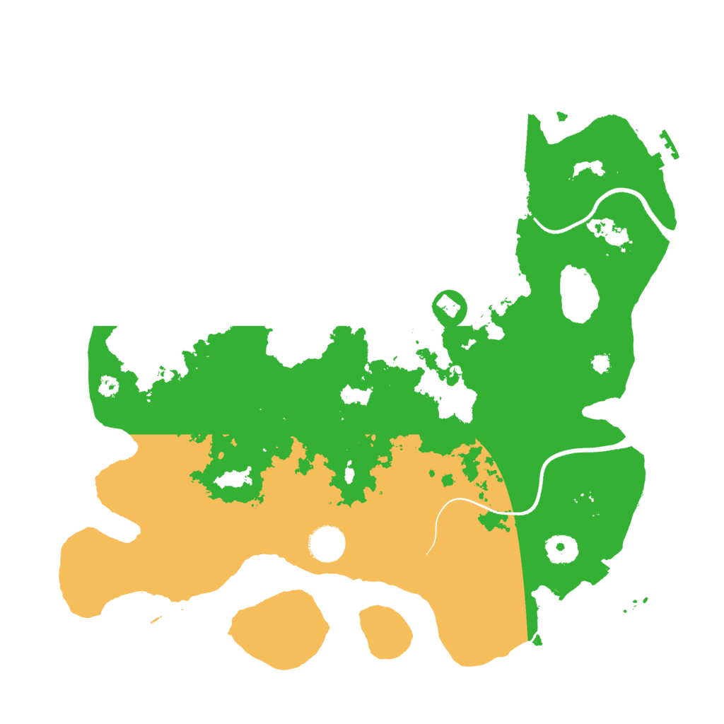 Biome Rust Map: Procedural Map, Size: 3500, Seed: 1910097396