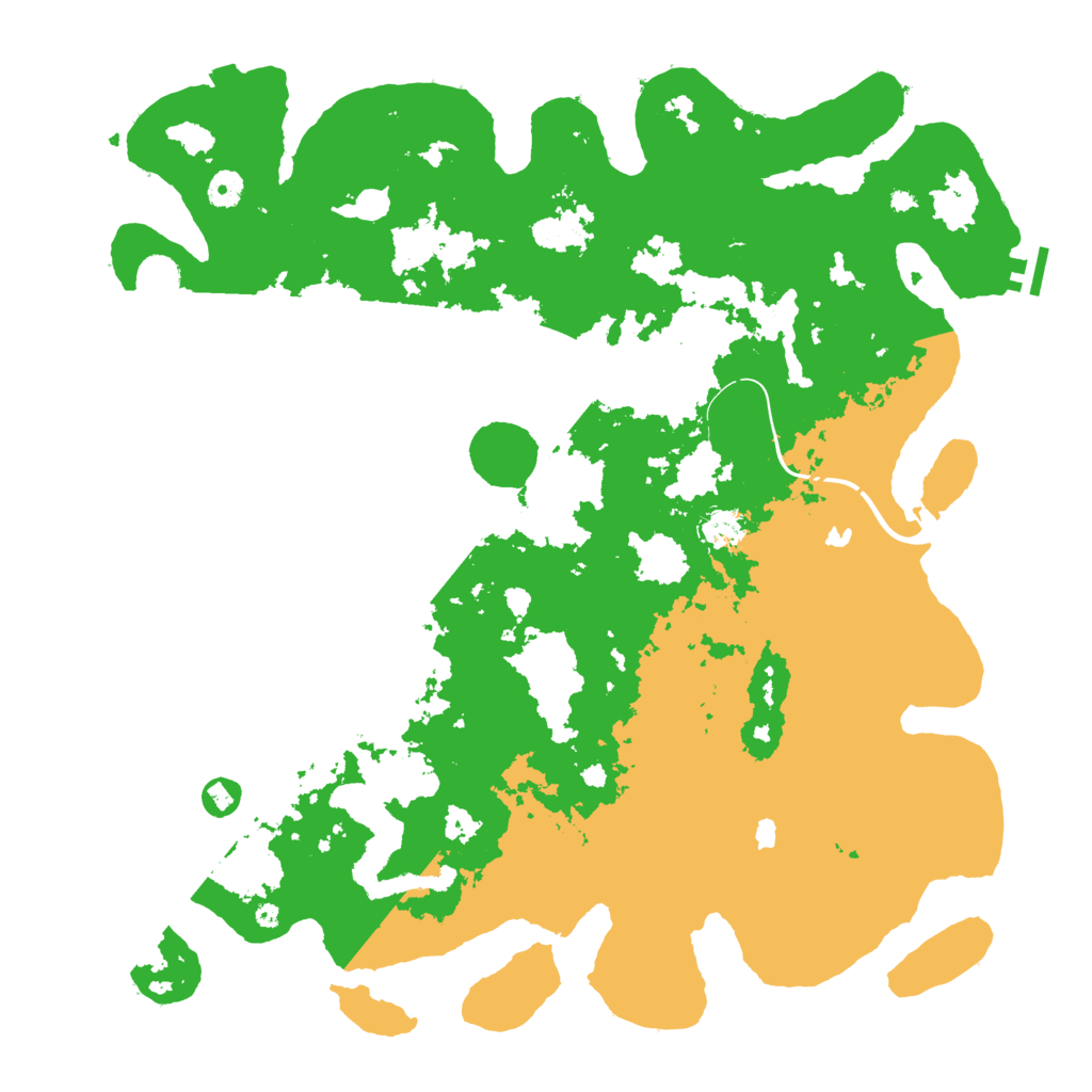 Biome Rust Map: Procedural Map, Size: 4500, Seed: 1148116843