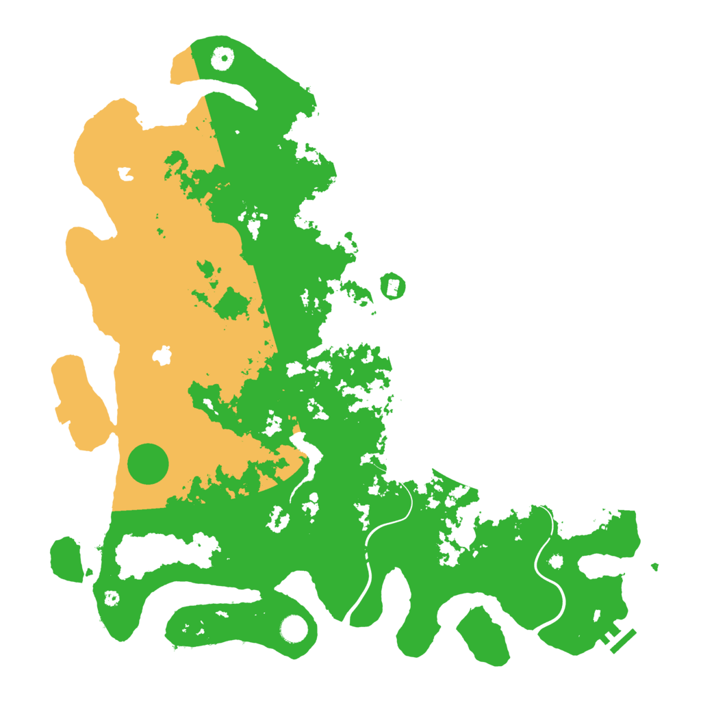 Biome Rust Map: Procedural Map, Size: 4500, Seed: 1314830904