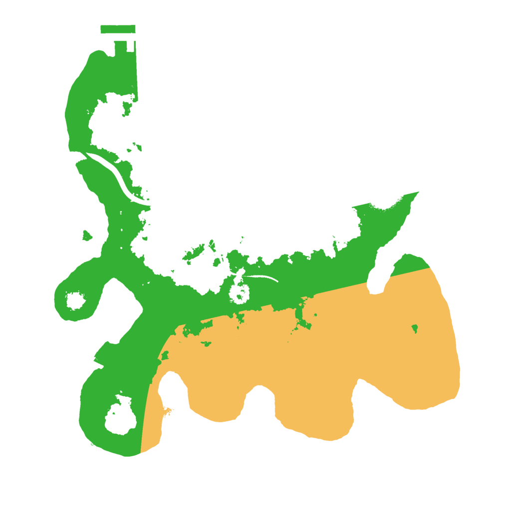 Biome Rust Map: Procedural Map, Size: 2500, Seed: 334198361