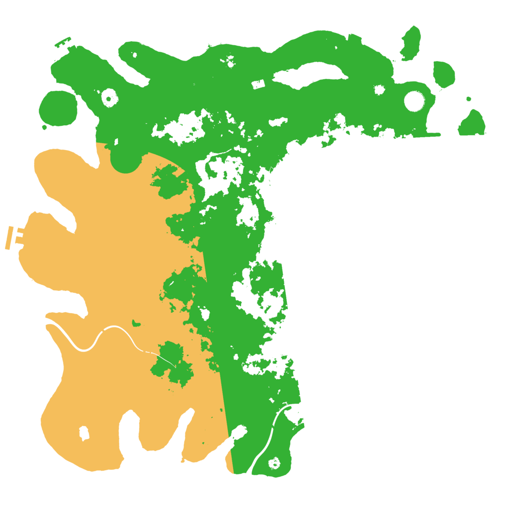 Biome Rust Map: Procedural Map, Size: 4400, Seed: 725920081