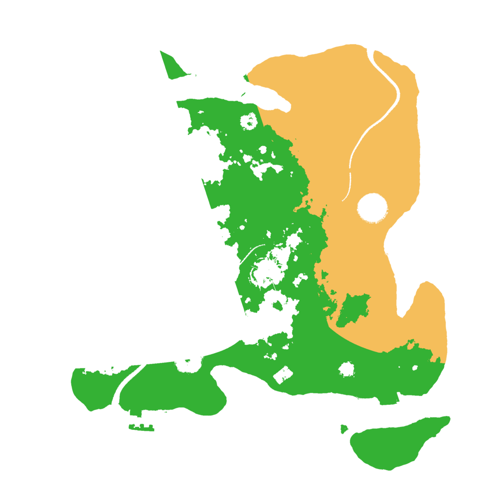 Biome Rust Map: Procedural Map, Size: 3000, Seed: 860981858