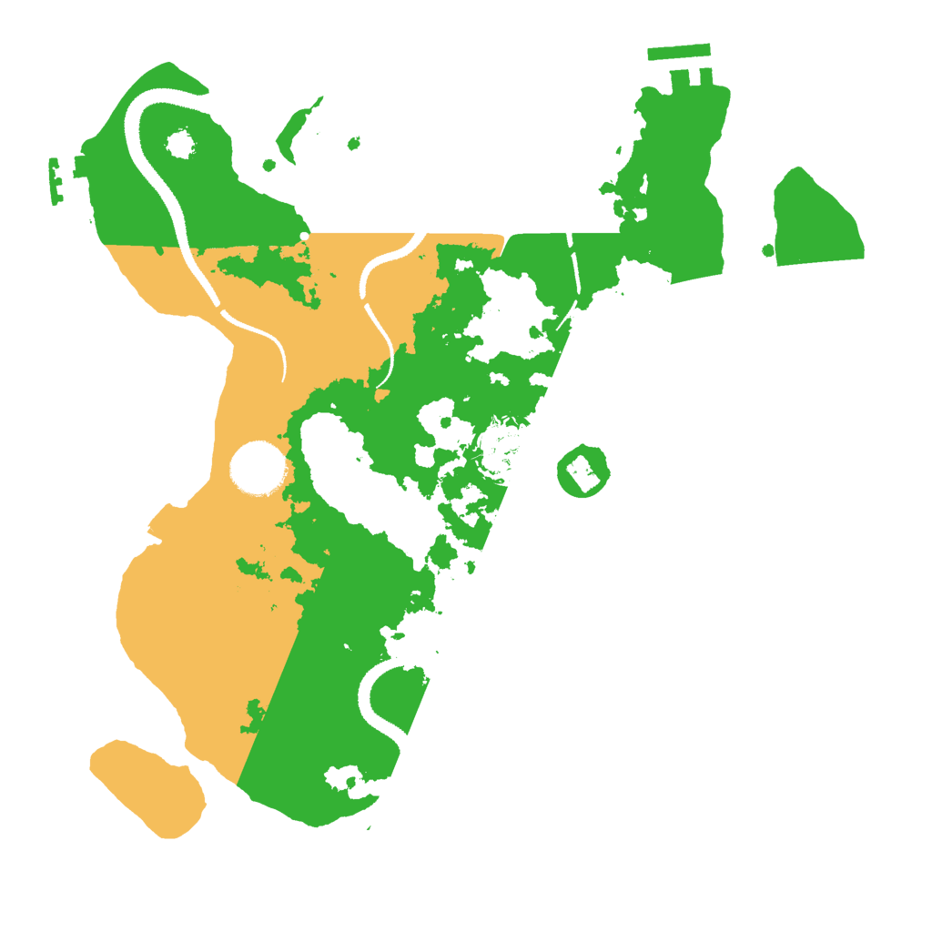 Biome Rust Map: Procedural Map, Size: 3000, Seed: 1869440341