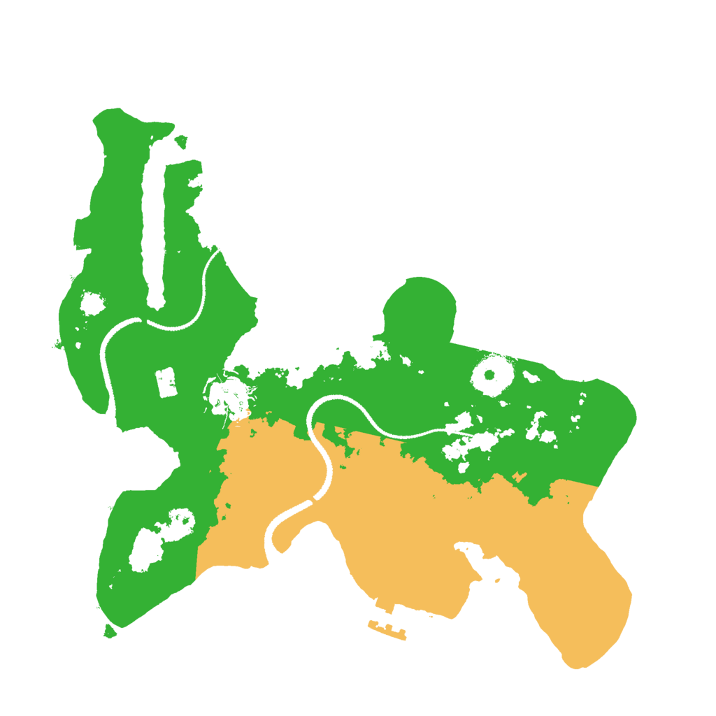Biome Rust Map: Procedural Map, Size: 2700, Seed: 539616457