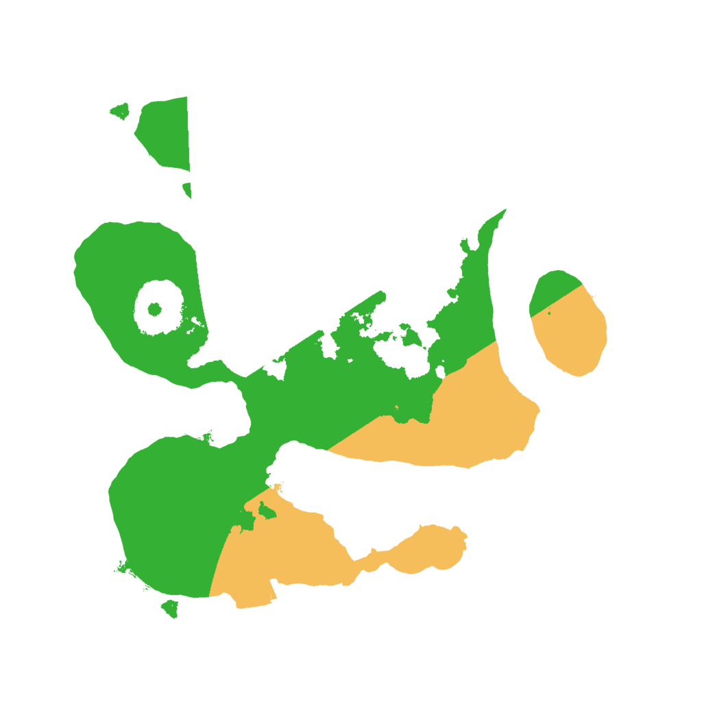 Biome Rust Map: Procedural Map, Size: 2000, Seed: 77354672