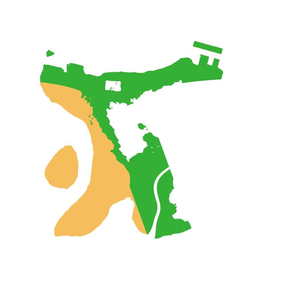 Biome Rust Map: Procedural Map, Size: 2000, Seed: 51896423