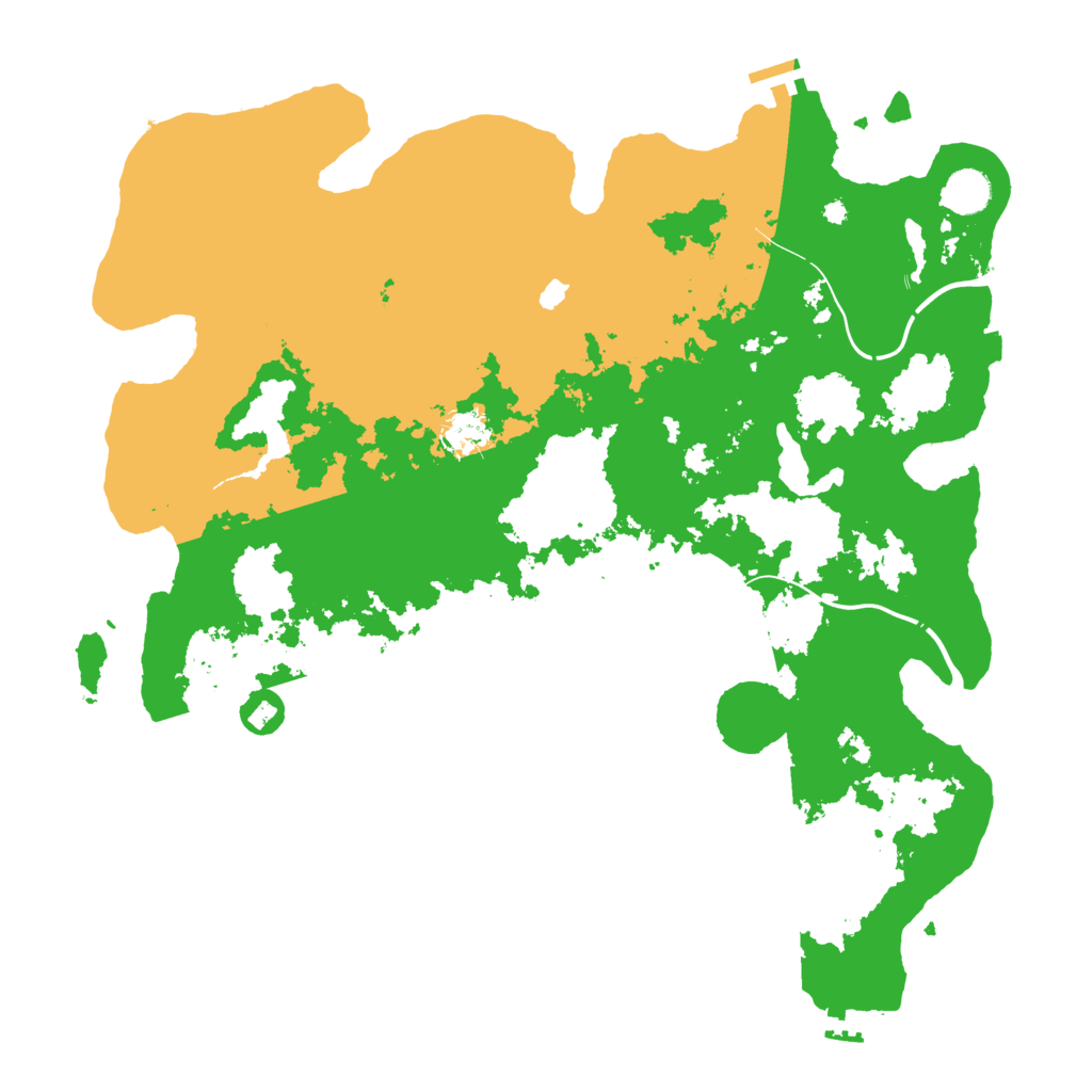 Biome Rust Map: Procedural Map, Size: 4250, Seed: 12463415