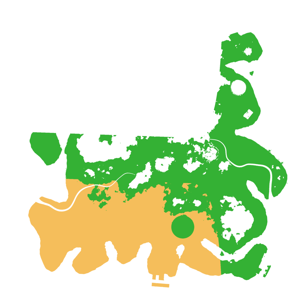 Biome Rust Map: Procedural Map, Size: 3500, Seed: 871064718