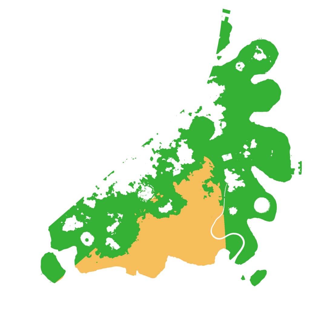 Biome Rust Map: Procedural Map, Size: 3500, Seed: 1180266936
