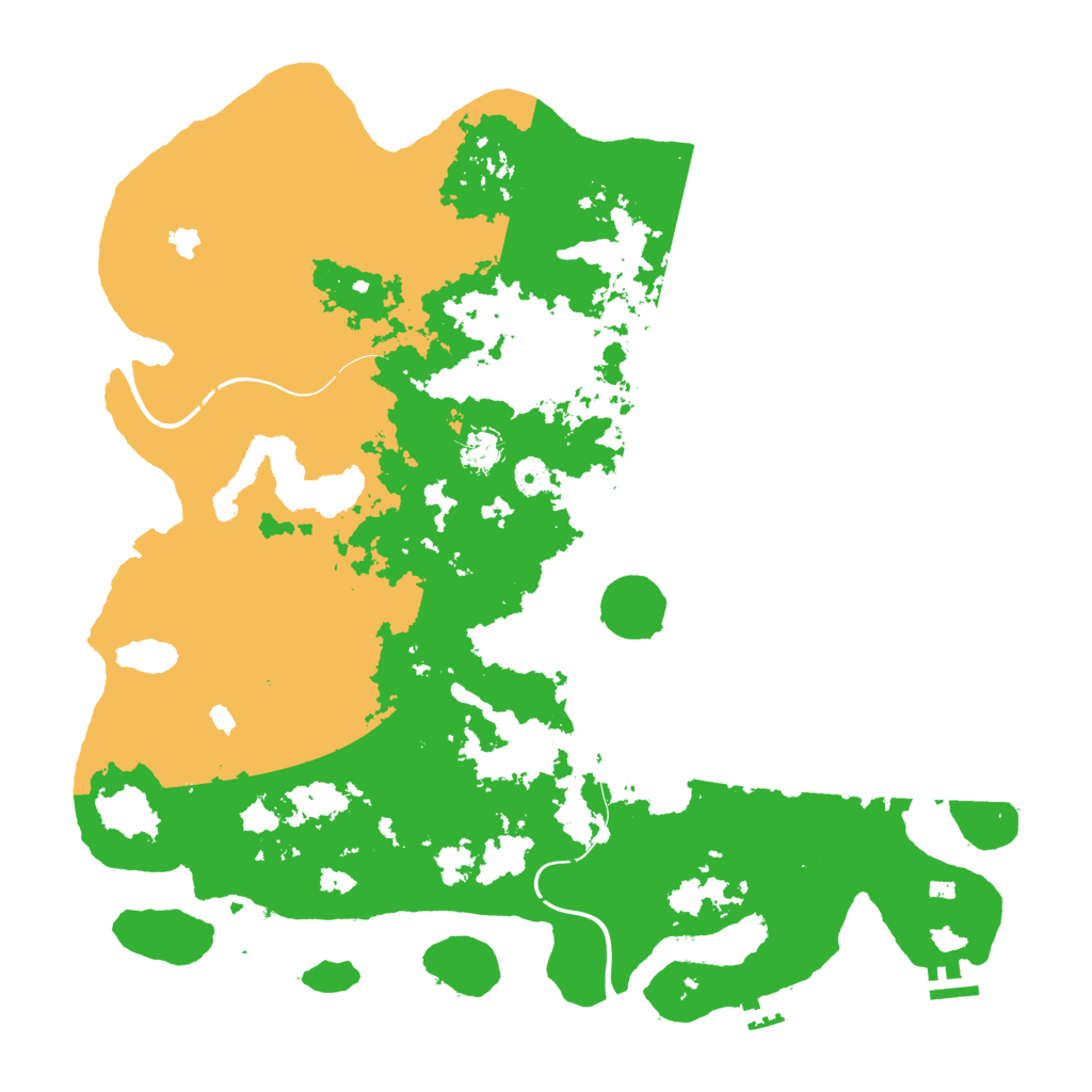 Biome Rust Map: Procedural Map, Size: 4500, Seed: 1926968329