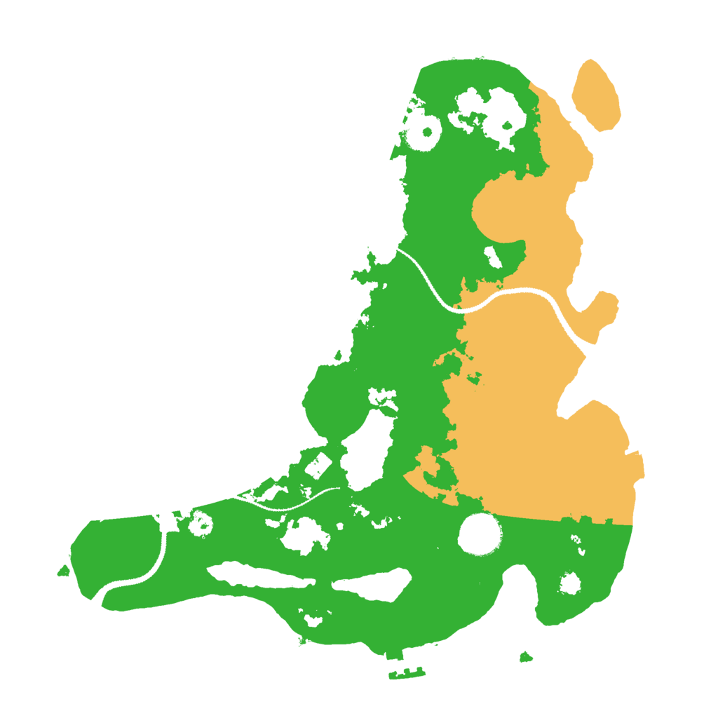 Biome Rust Map: Procedural Map, Size: 3000, Seed: 86822