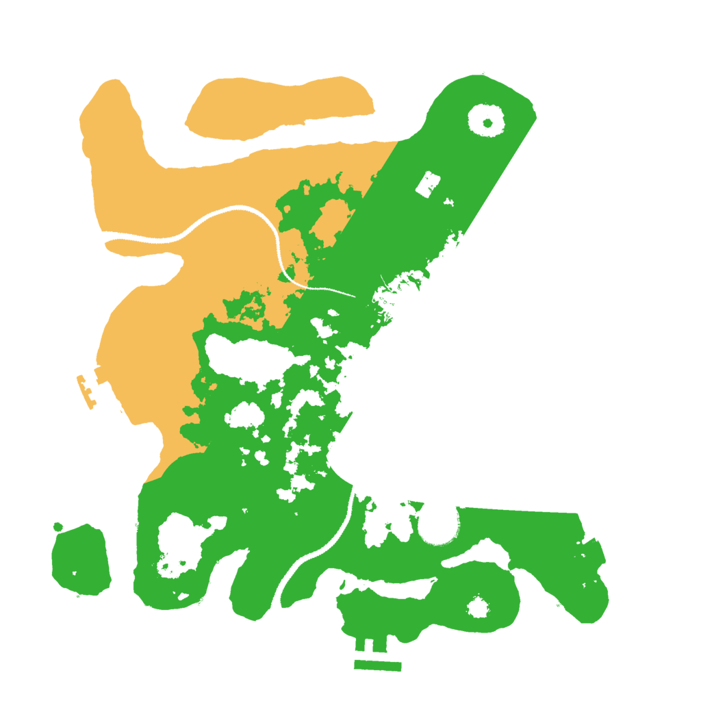 Biome Rust Map: Procedural Map, Size: 3000, Seed: 2147224872