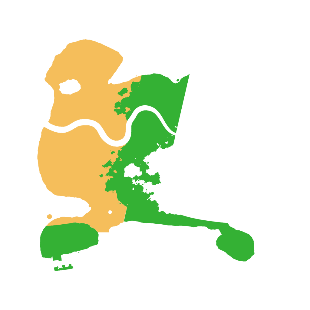 Biome Rust Map: Procedural Map, Size: 2500, Seed: 1926968329