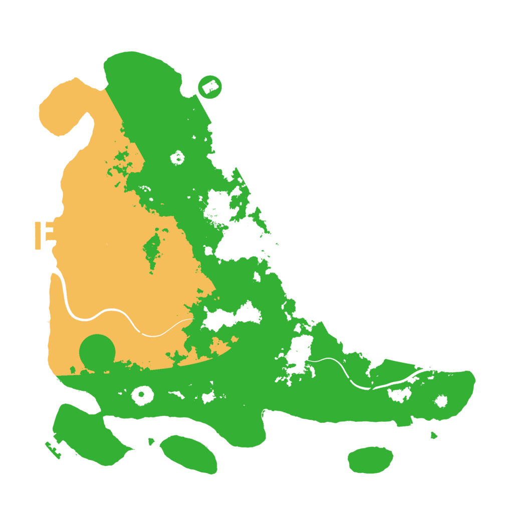 Biome Rust Map: Procedural Map, Size: 3750, Seed: 633706161