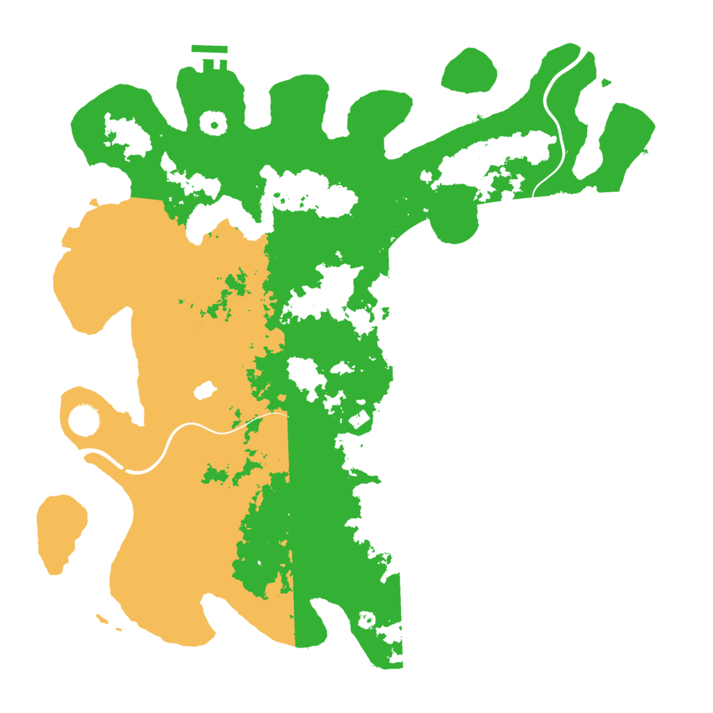 Biome Rust Map: Procedural Map, Size: 4000, Seed: 704171645