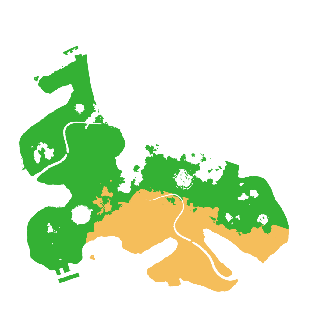 Biome Rust Map: Procedural Map, Size: 3000, Seed: 1073868692