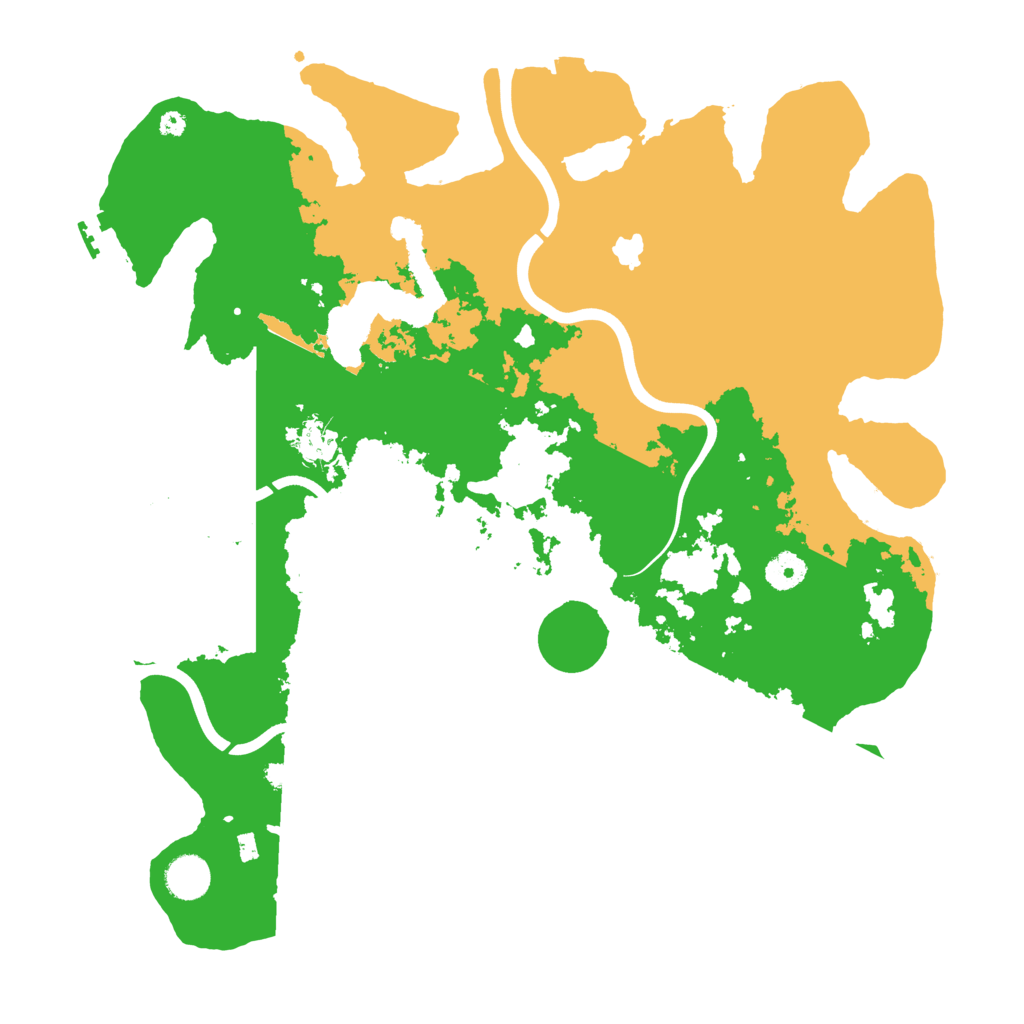 Biome Rust Map: Procedural Map, Size: 4000, Seed: 1254587415