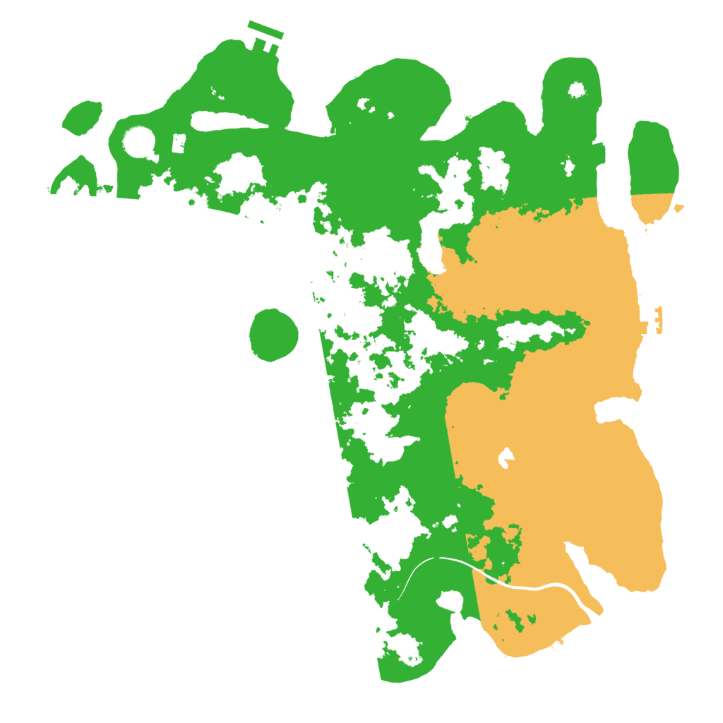 Biome Rust Map: Procedural Map, Size: 4000, Seed: 1357653
