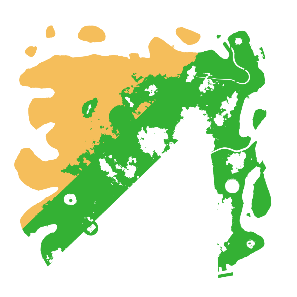 Biome Rust Map: Procedural Map, Size: 3700, Seed: 2016537852