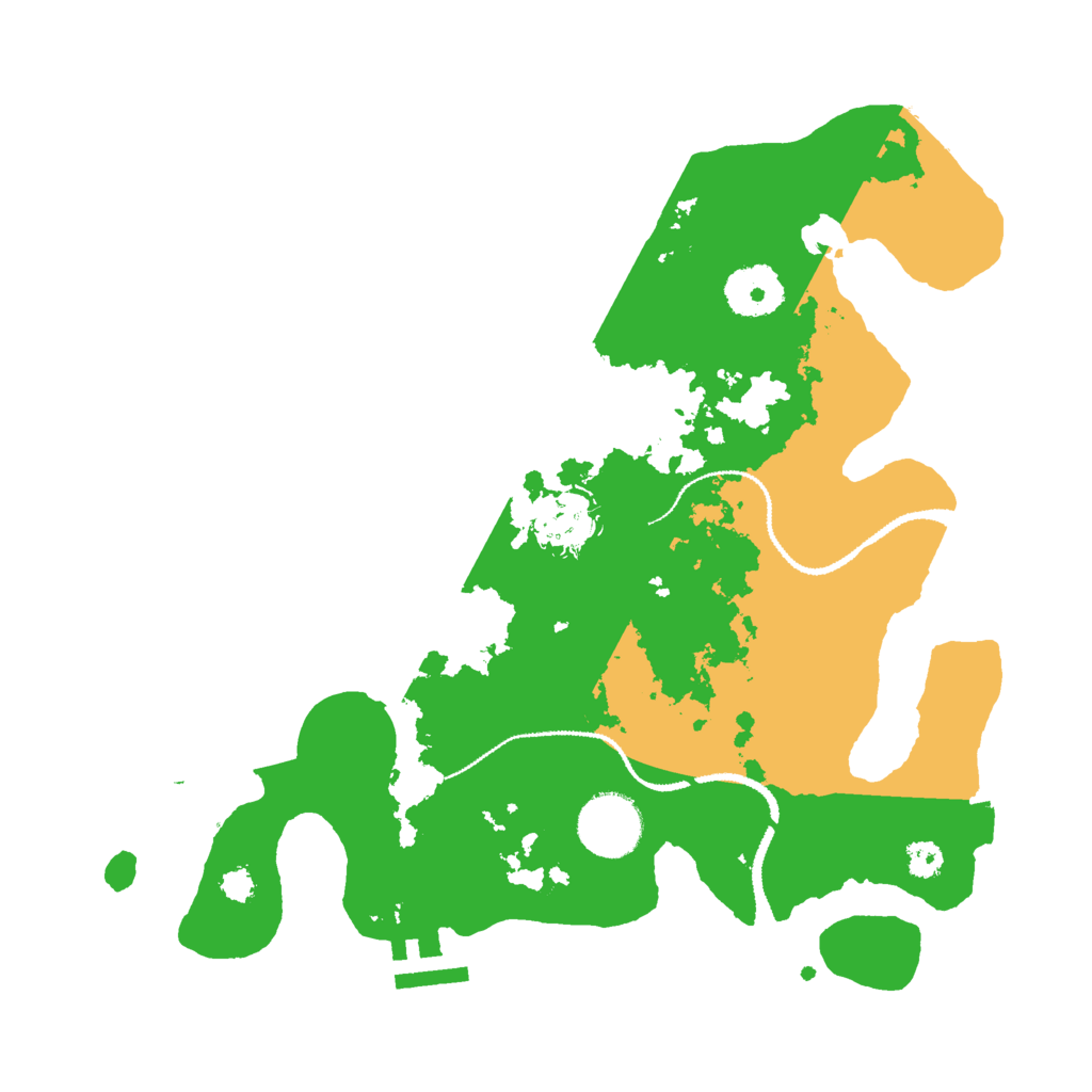 Biome Rust Map: Procedural Map, Size: 3000, Seed: 360810828