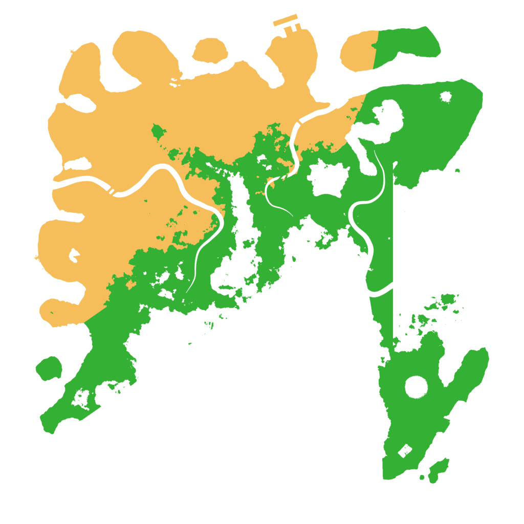 Biome Rust Map: Procedural Map, Size: 4250, Seed: 2398
