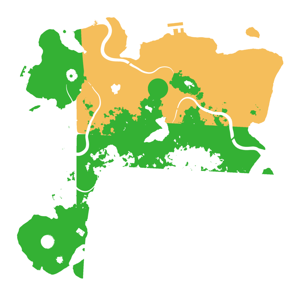 Biome Rust Map: Procedural Map, Size: 4000, Seed: 77069