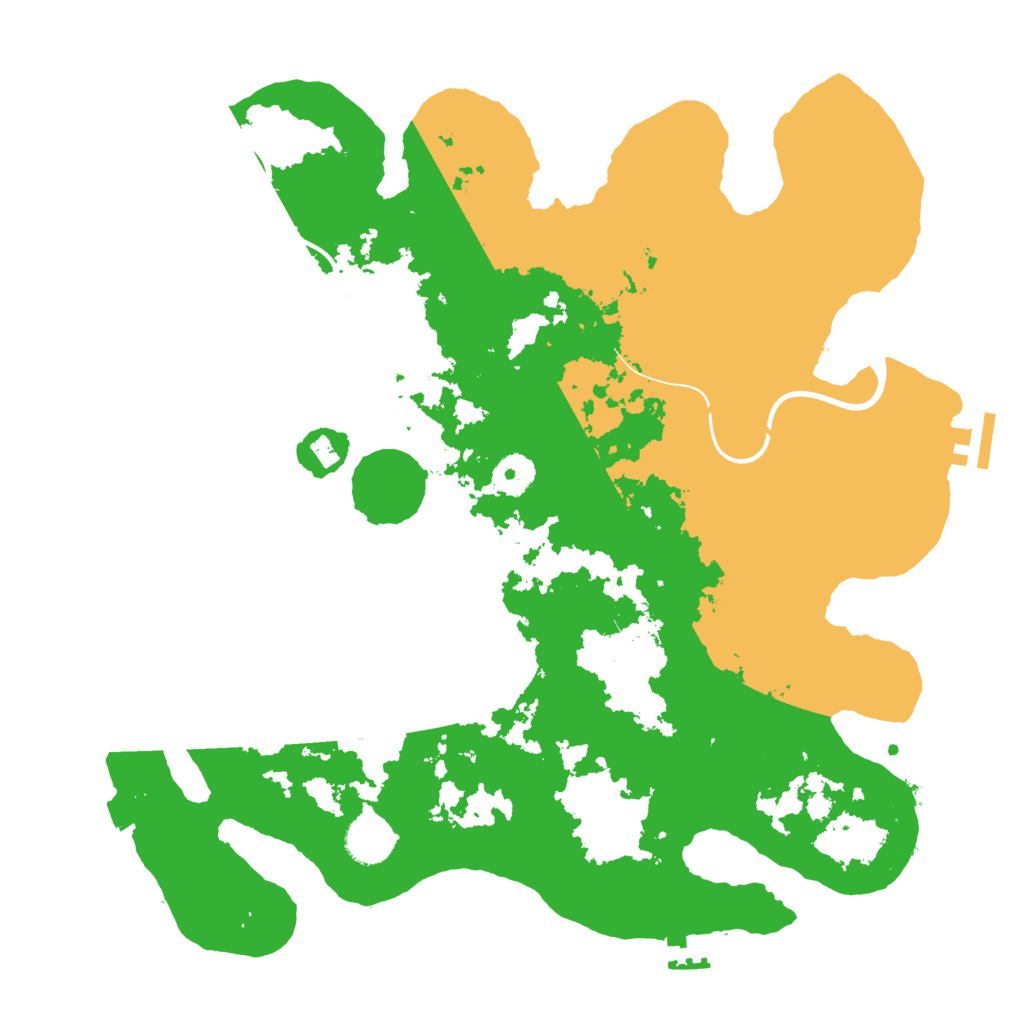Biome Rust Map: Procedural Map, Size: 3700, Seed: 1062136406