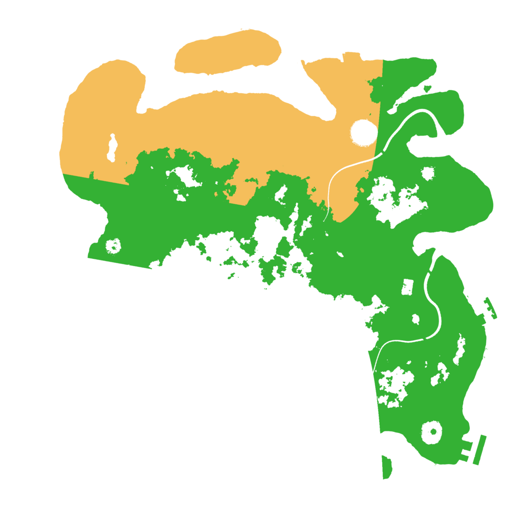 Biome Rust Map: Procedural Map, Size: 3500, Seed: 1921229177