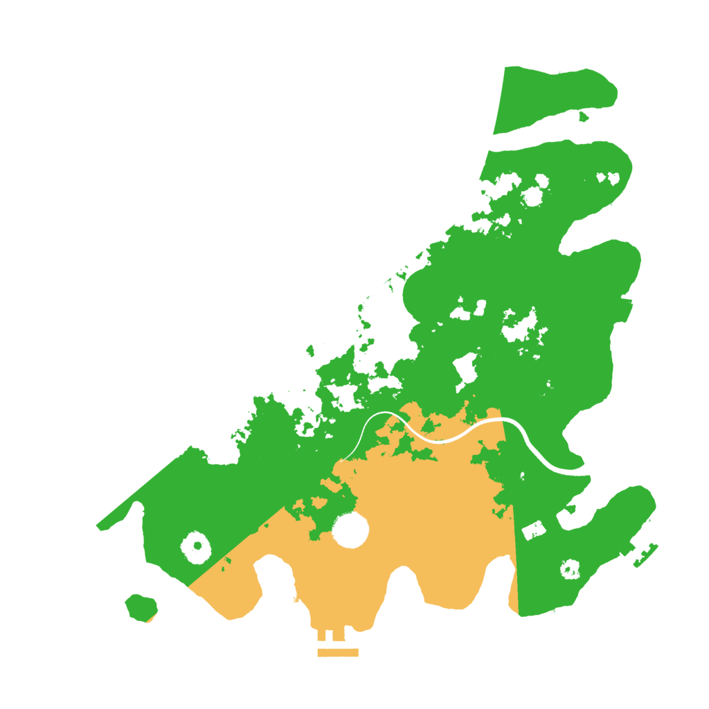 Biome Rust Map: Procedural Map, Size: 3500, Seed: 1945474407