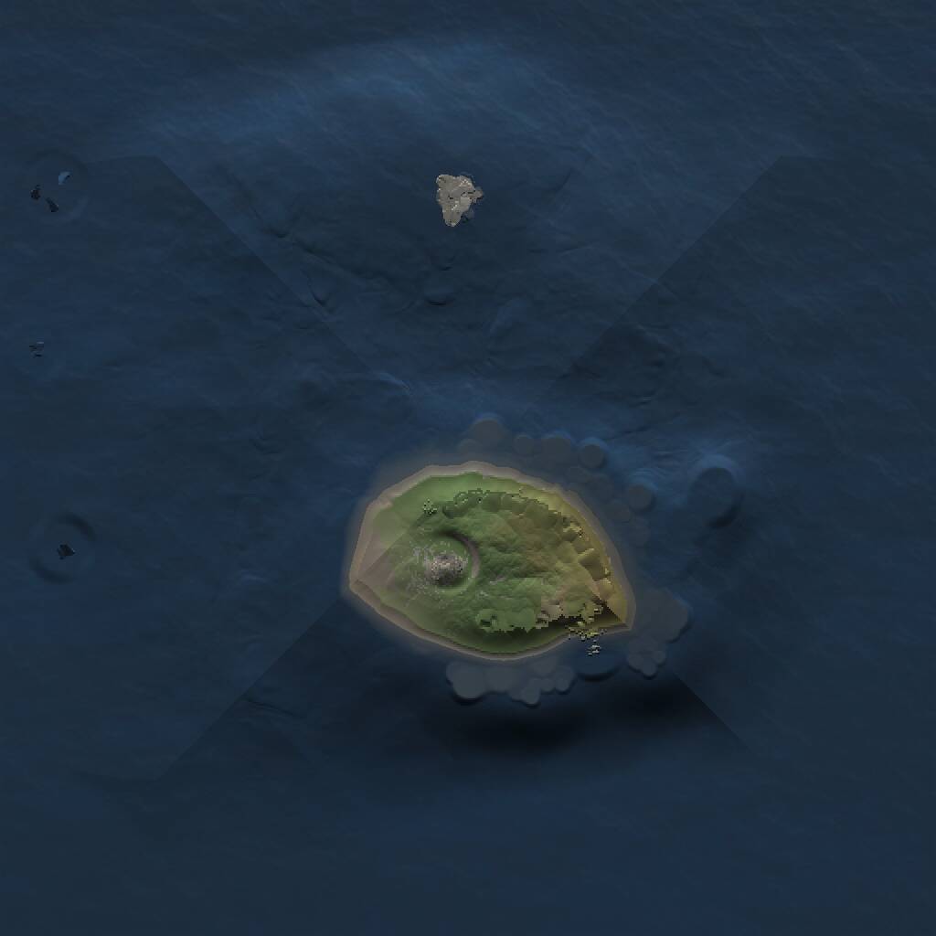 Rust Map: Procedural Map, Size: 1000, Seed: 678039269, 1 Monuments