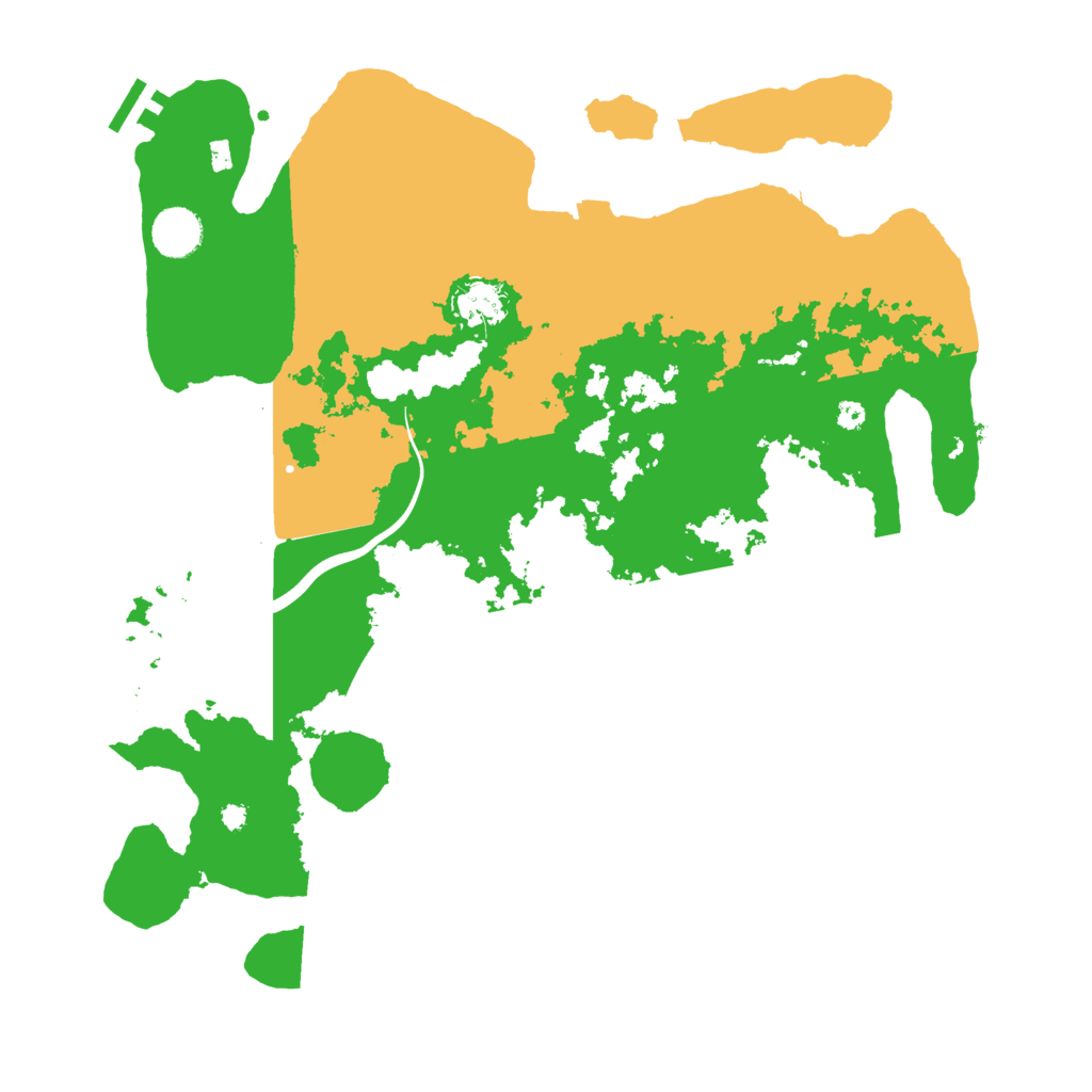 Biome Rust Map: Procedural Map, Size: 3850, Seed: 9775