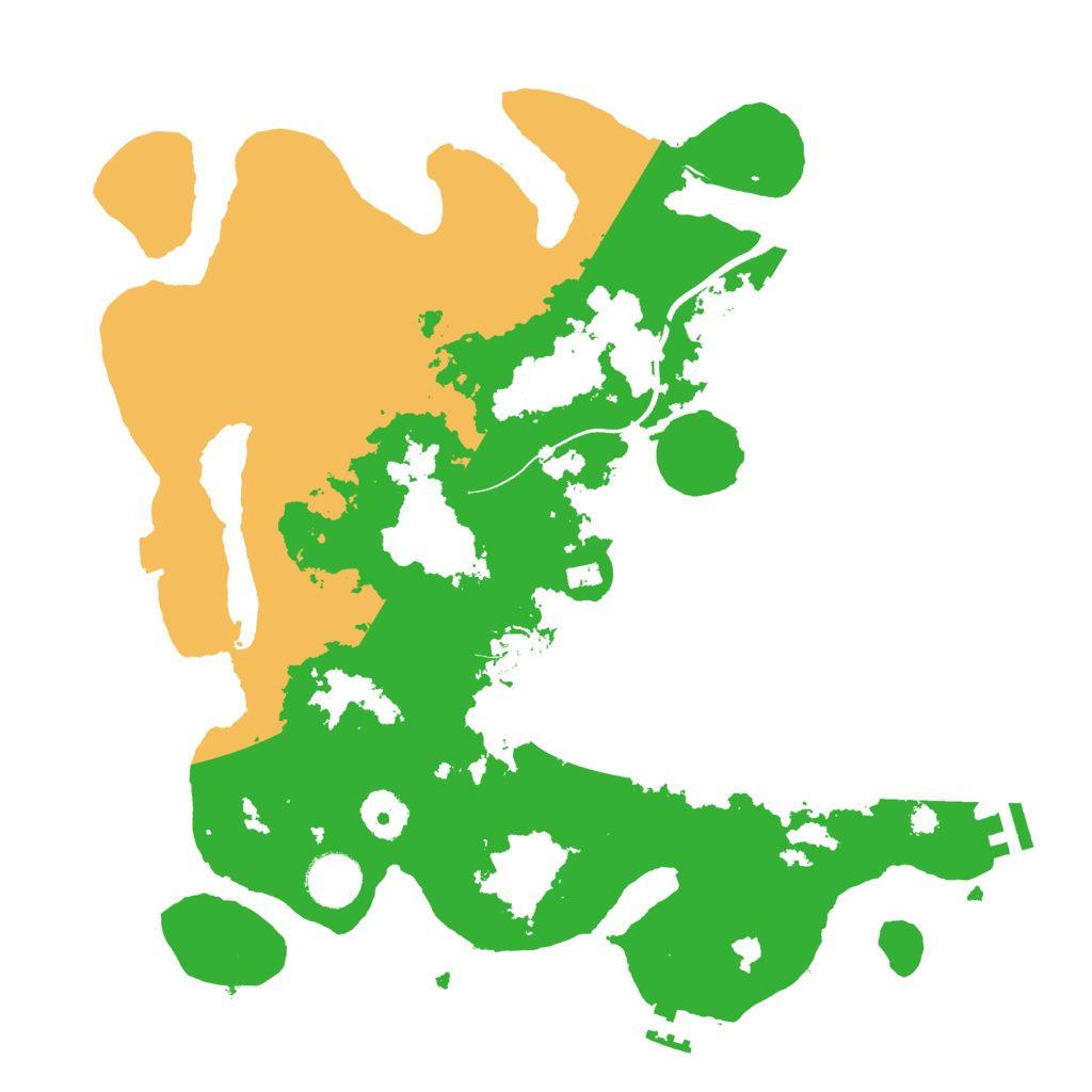 Biome Rust Map: Procedural Map, Size: 3500, Seed: 392031793
