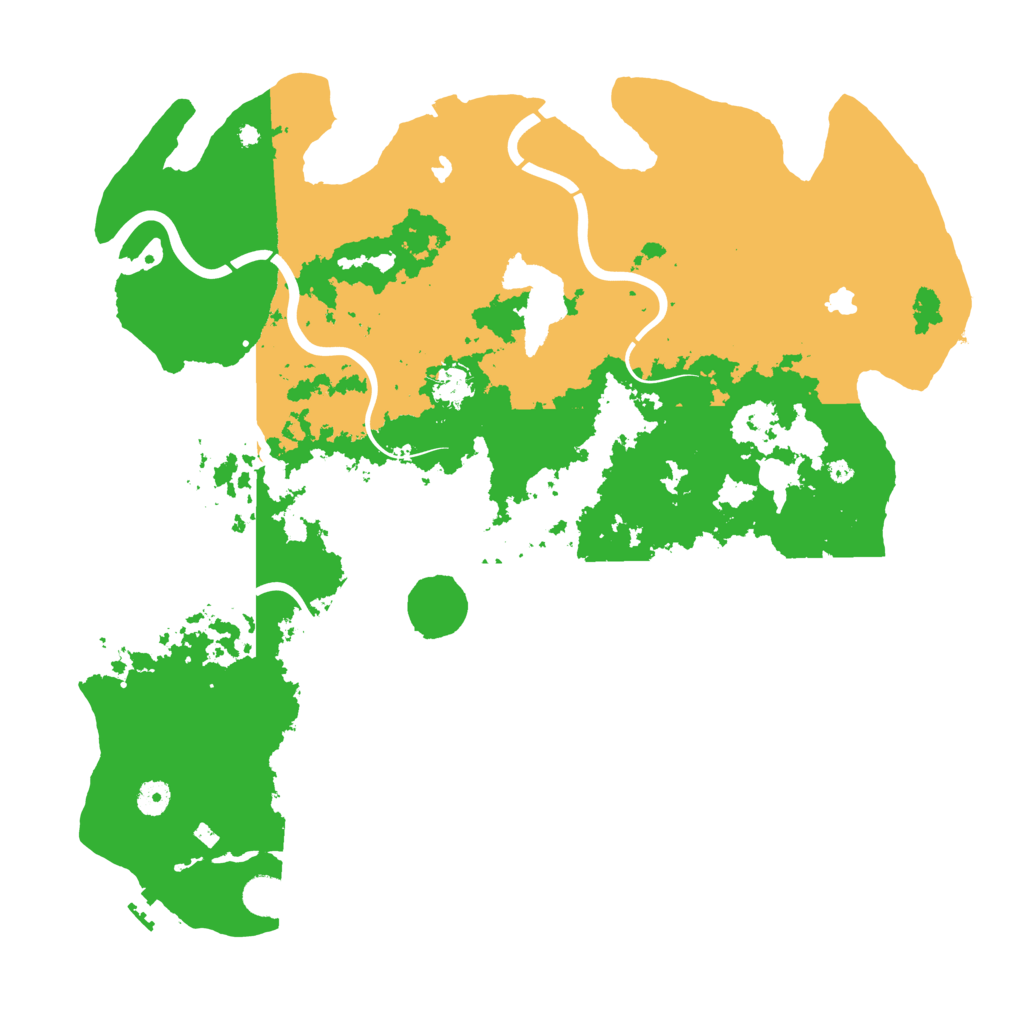 Biome Rust Map: Procedural Map, Size: 4500, Seed: 286215008
