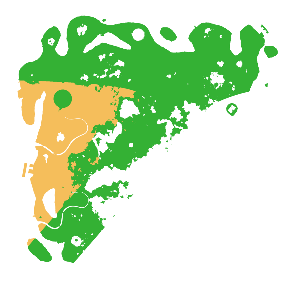 Biome Rust Map: Procedural Map, Size: 4350, Seed: 13022025