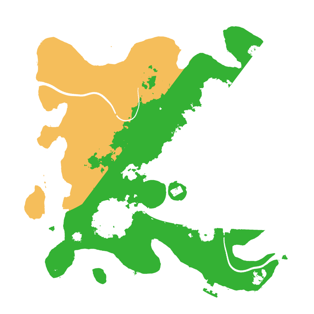 Biome Rust Map: Procedural Map, Size: 3000, Seed: 1561511437