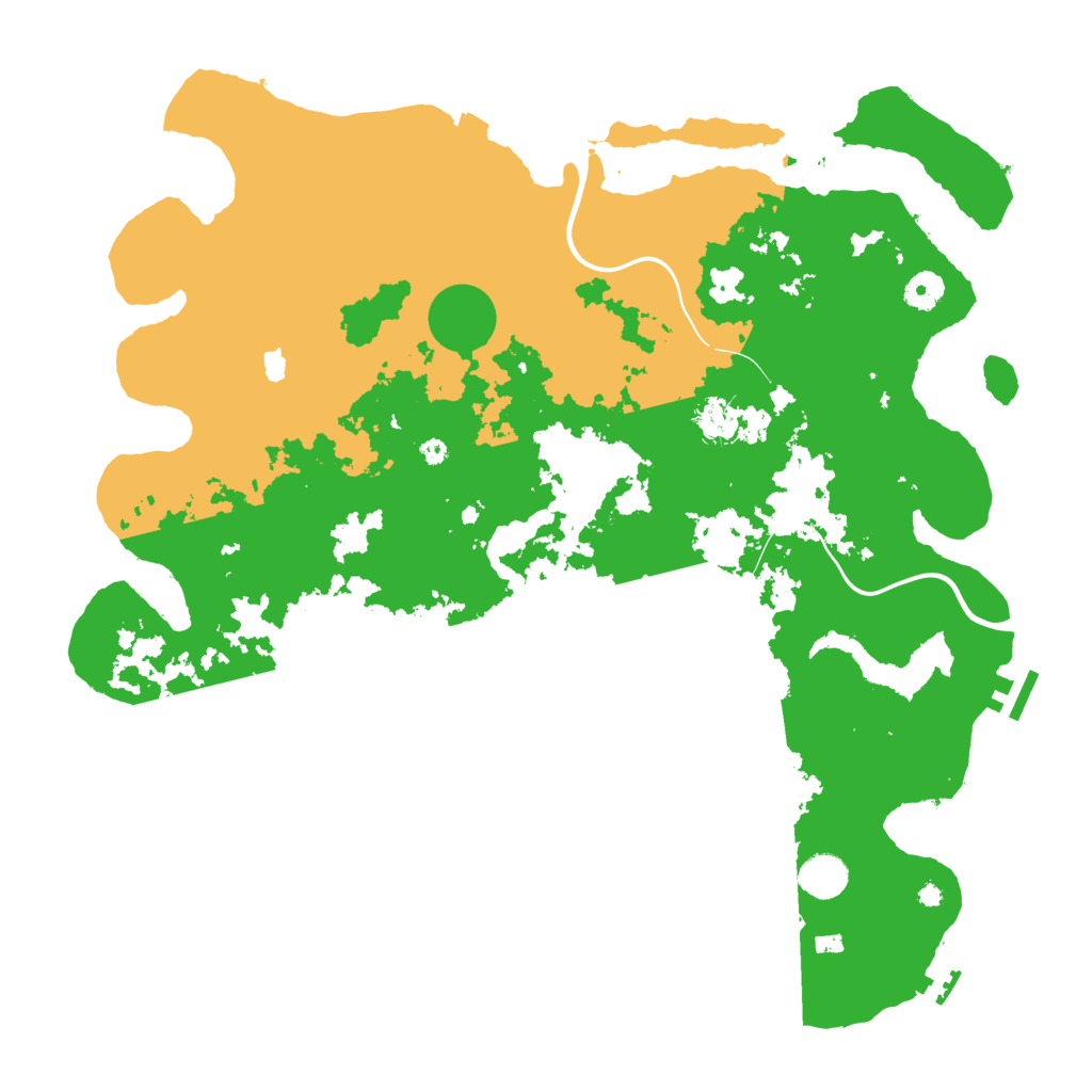 Biome Rust Map: Procedural Map, Size: 4250, Seed: 803525