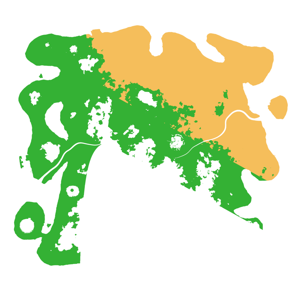 Biome Rust Map: Procedural Map, Size: 3750, Seed: 1119095728