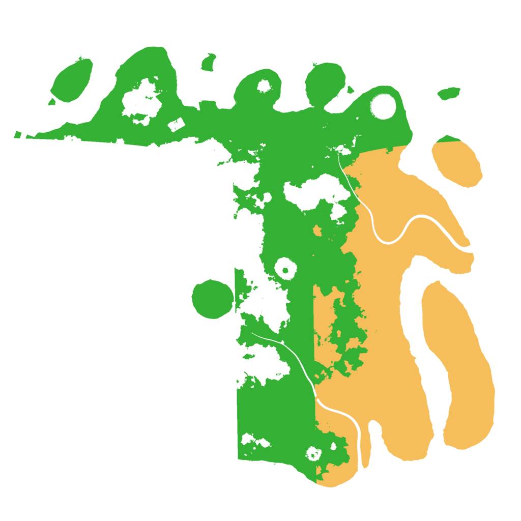 Biome Rust Map: Procedural Map, Size: 3600, Seed: 440912818