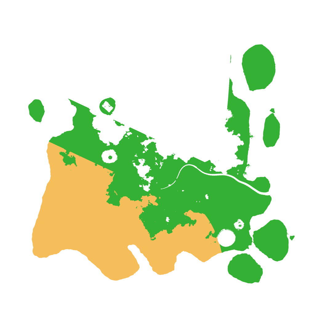 Biome Rust Map: Procedural Map, Size: 3250, Seed: 555255966