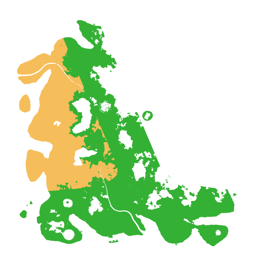 Biome Rust Map: Procedural Map, Size: 4250, Seed: 5323451