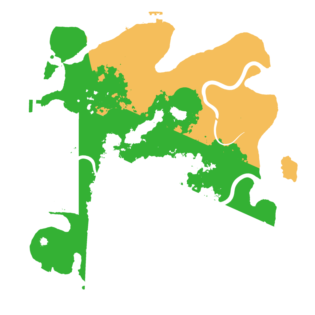 Biome Rust Map: Procedural Map, Size: 3500, Seed: 20250213