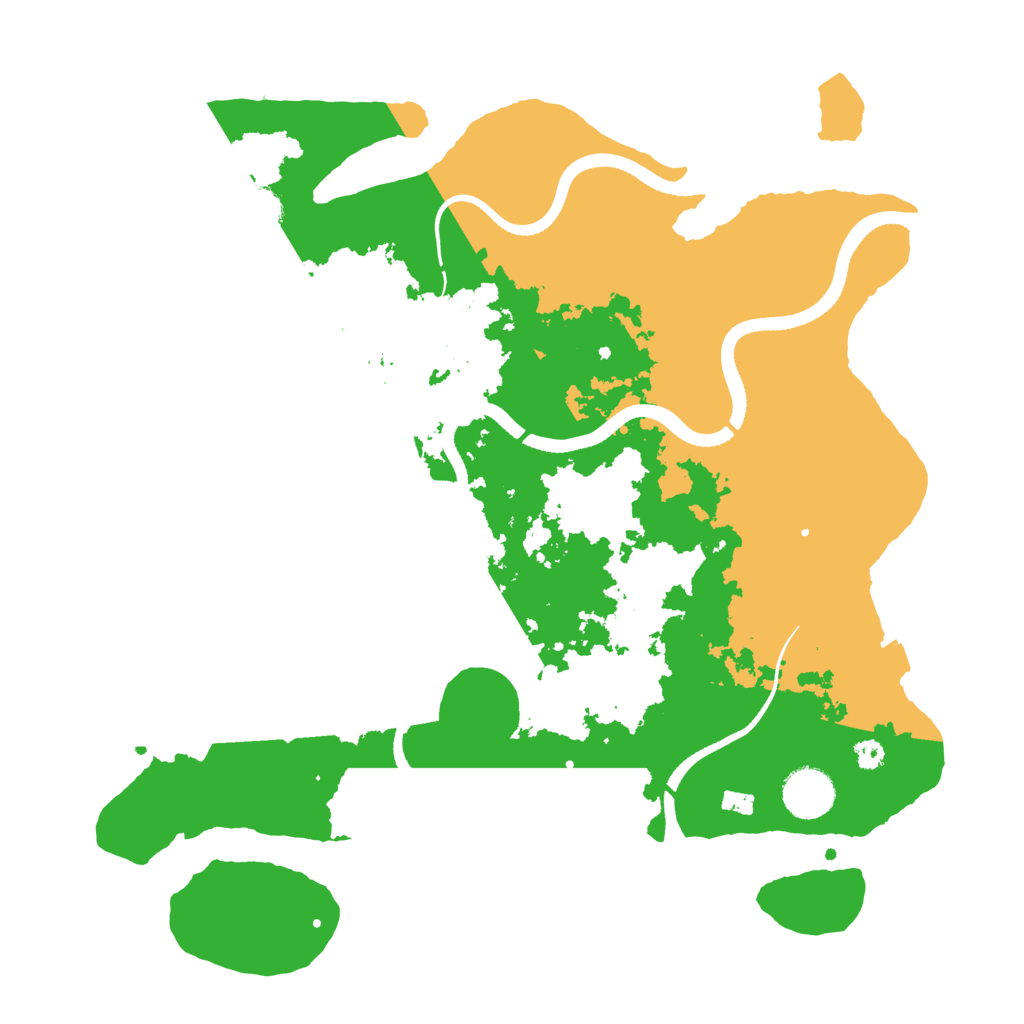 Biome Rust Map: Procedural Map, Size: 3500, Seed: 867782933