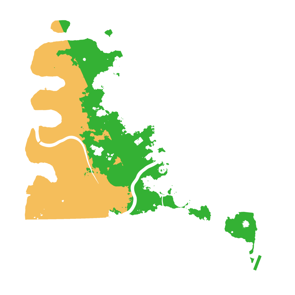 Biome Rust Map: Procedural Map, Size: 3850, Seed: 24457832