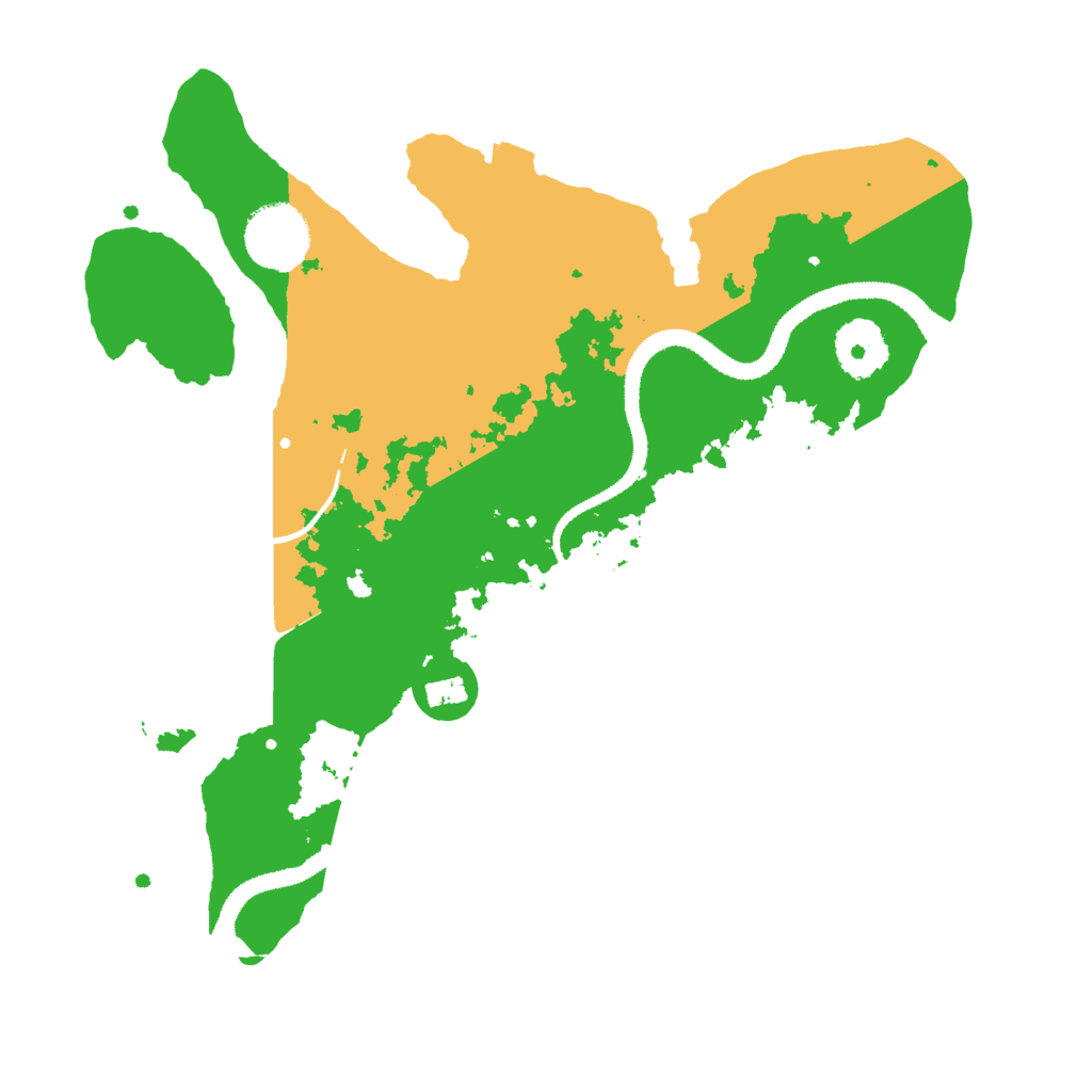 Biome Rust Map: Procedural Map, Size: 3000, Seed: 106702949