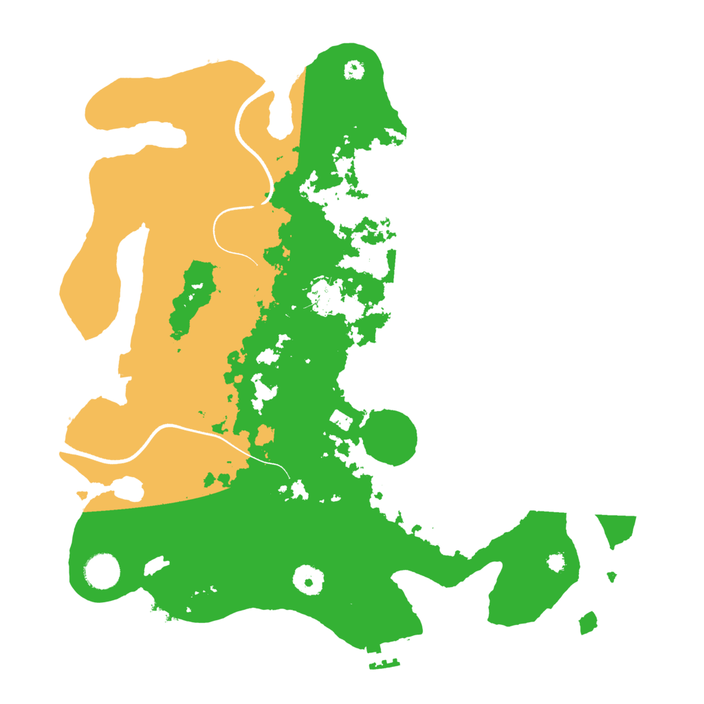 Biome Rust Map: Procedural Map, Size: 3500, Seed: 274771264