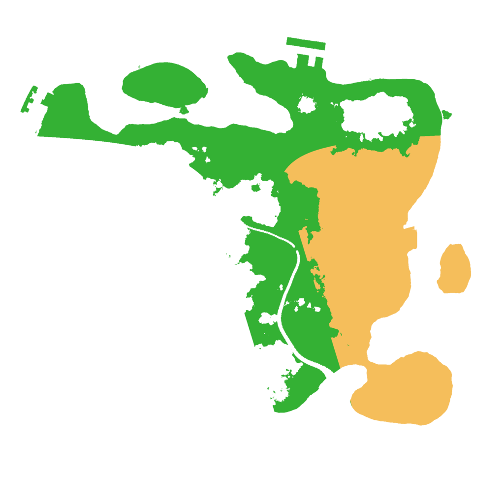 Biome Rust Map: Procedural Map, Size: 2616, Seed: 1647686916